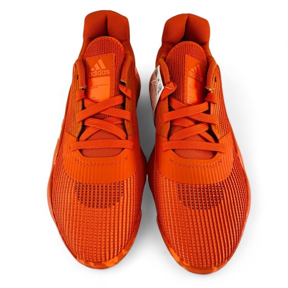 adidas Pro Bounce 2019 Low Solar Red White Men's Basketball Shoes EF0670 - Picture 4 of 8